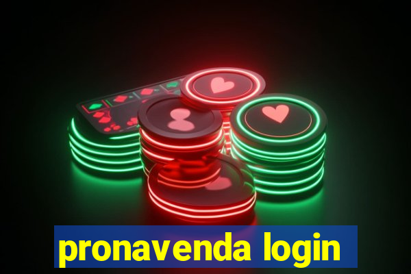 pronavenda login